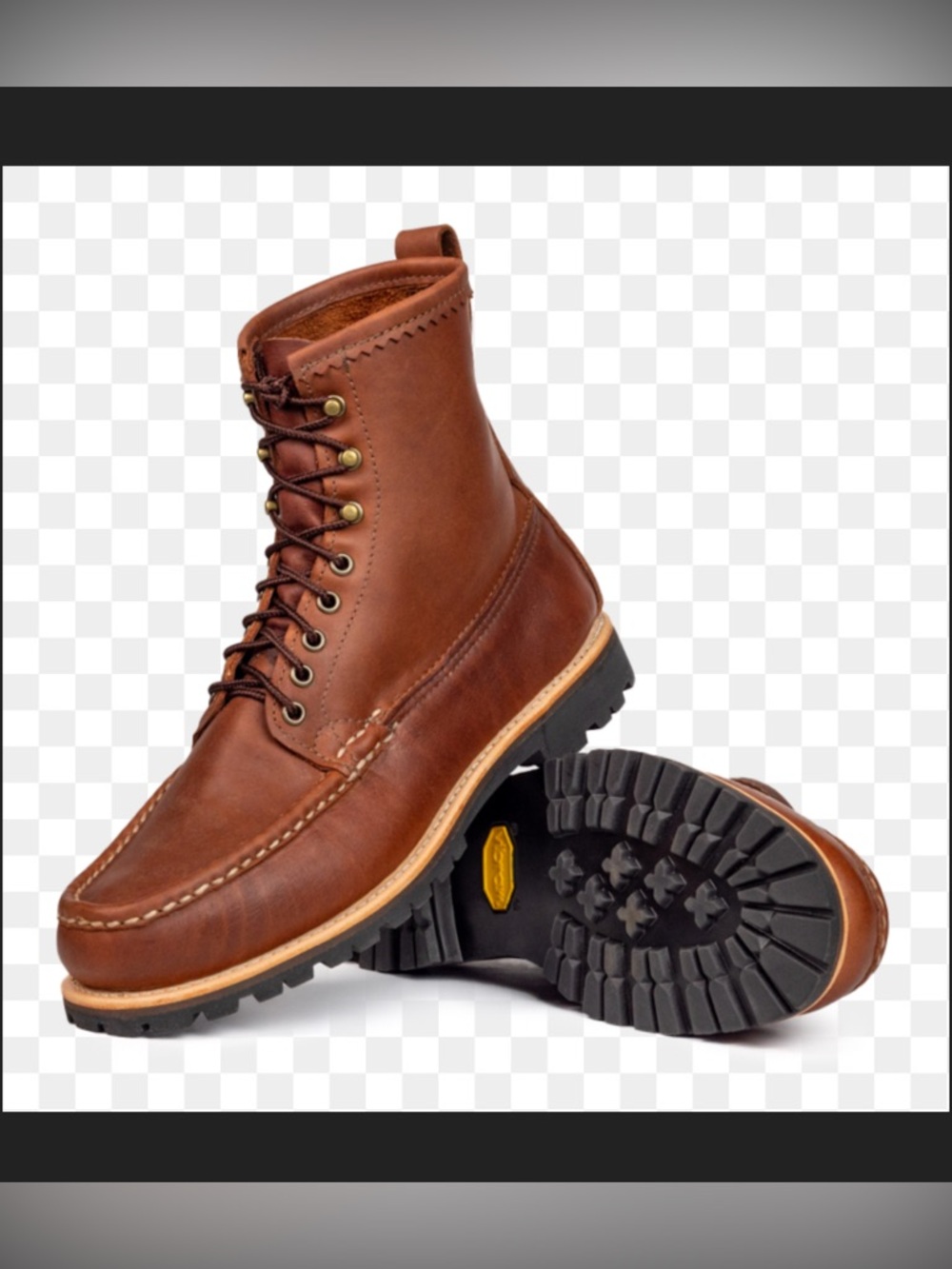 ISO leather hiking boots, Russell, Nicks,